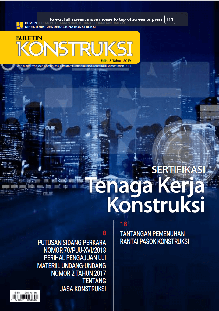 Cover Buletin Inovasi Teknologi Konstruksi