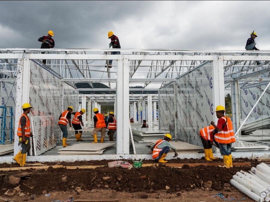252 Huntara di Tapanuli Selatan Ditargetkan Rampung Sebelum Ramadan