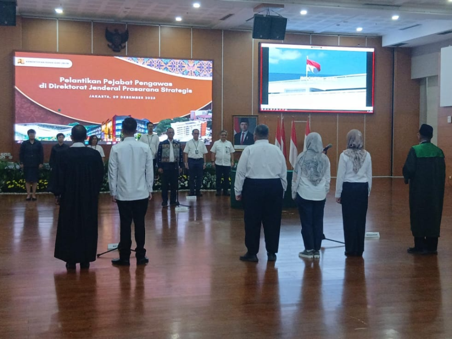 Empat Pejabat Pengawas Dilantik, Dirjen PS Minta Perkuat Tata Kelola Layanan Publik